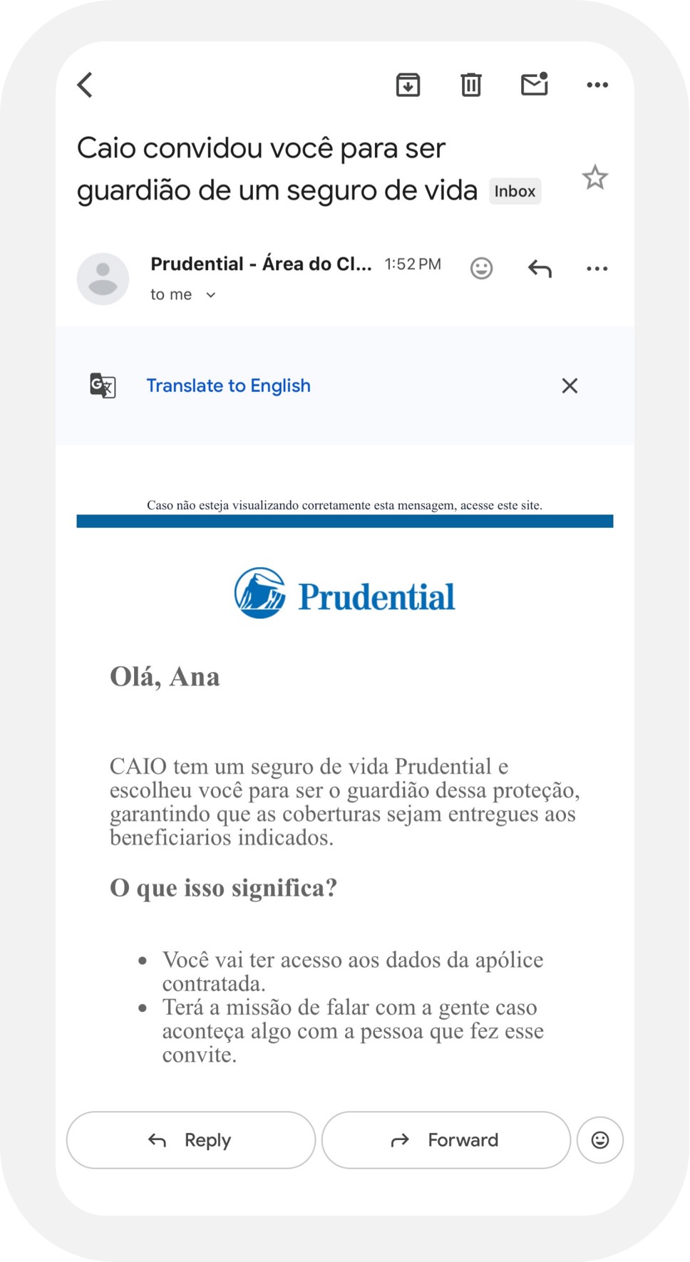 Baixe o app Prudential