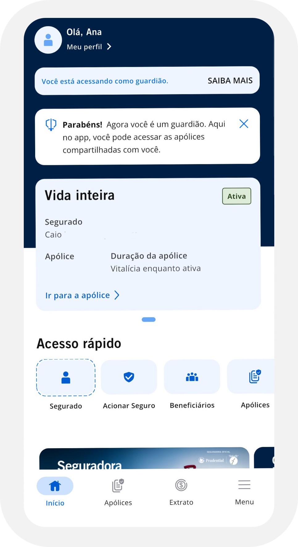 Baixe o app Prudential