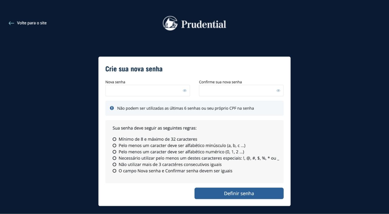 Passo 4 do Tutorial de Primeiro Acesso à Área do Cliente